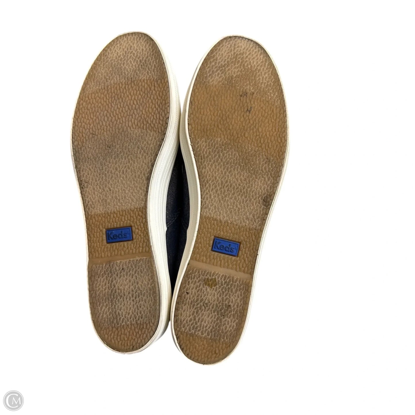 Shoes Sneakers By Keds In Blue Denim, Size: 8.5