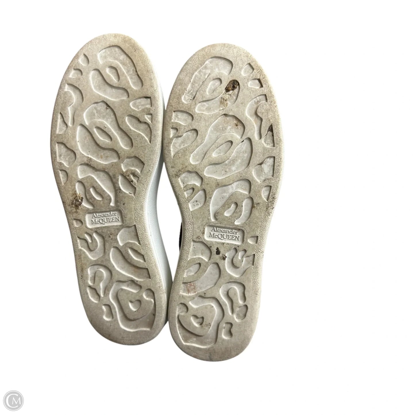 Shoes Luxury Designer By Alexander Mcqueen In Brown & White, Size: 7