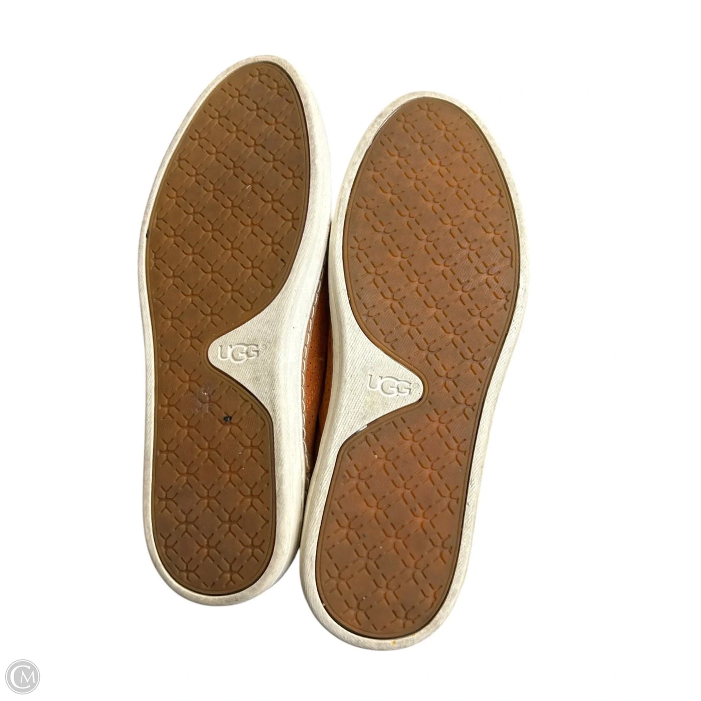 Shoes Designer By Ugg In Orange, Size: 6.5