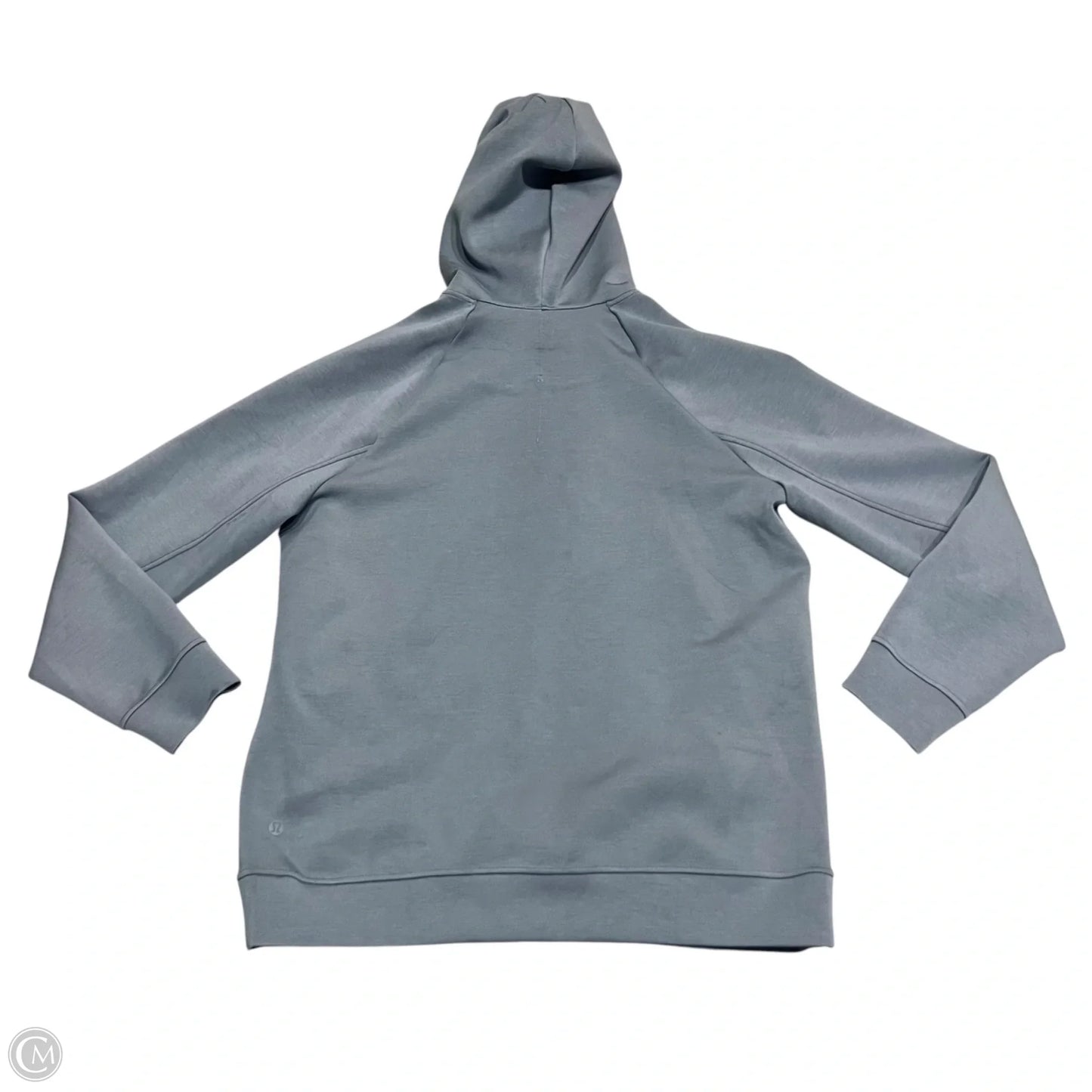 Athletic Sweatshirt Hoodie By Lululemon In Grey, Size: S