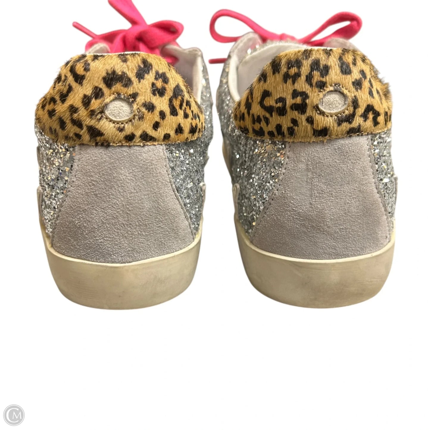 Shoes Sneakers By Bibi In Silver & White, Size: 8.5
