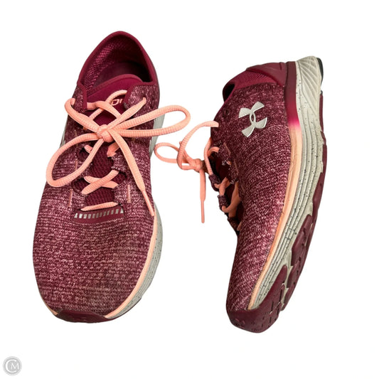 Shoes Athletic By Under Armour In Maroon, Size: 8.5