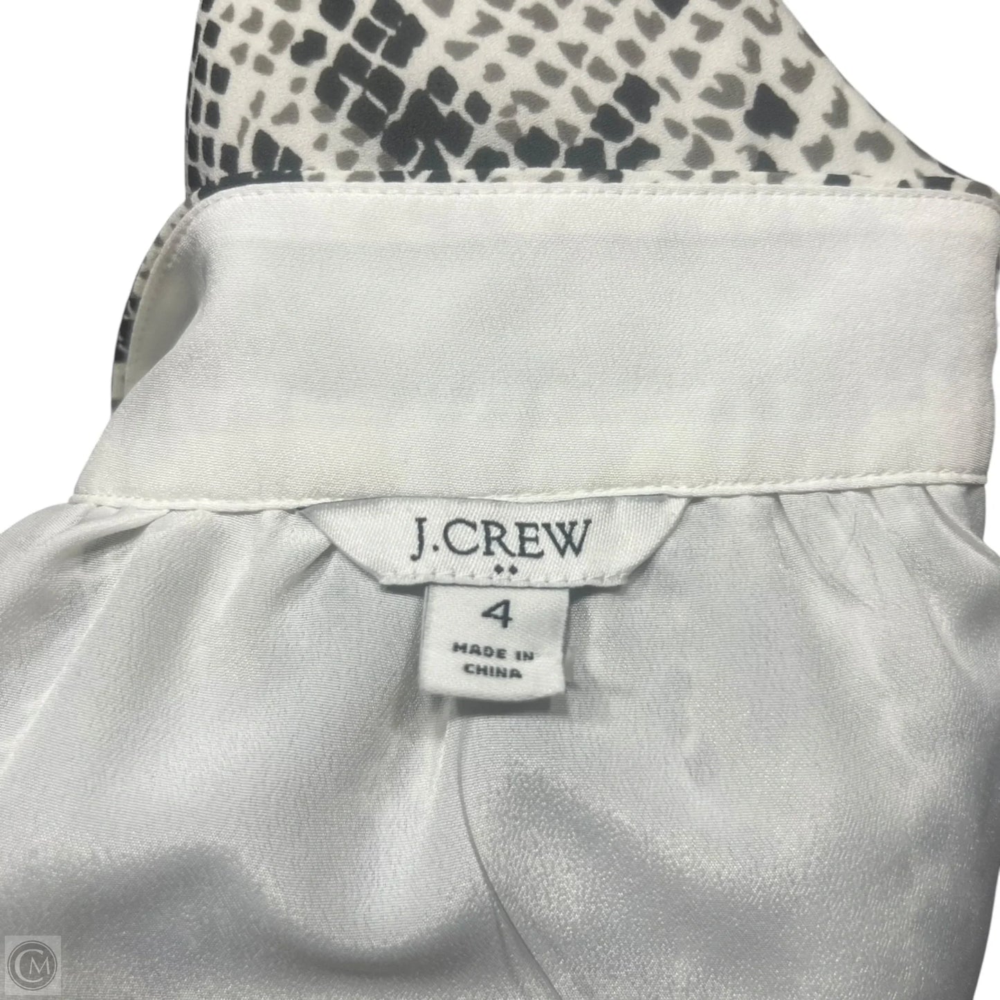 Skirt Maxi By J. Crew In Grey & White, Size: 4