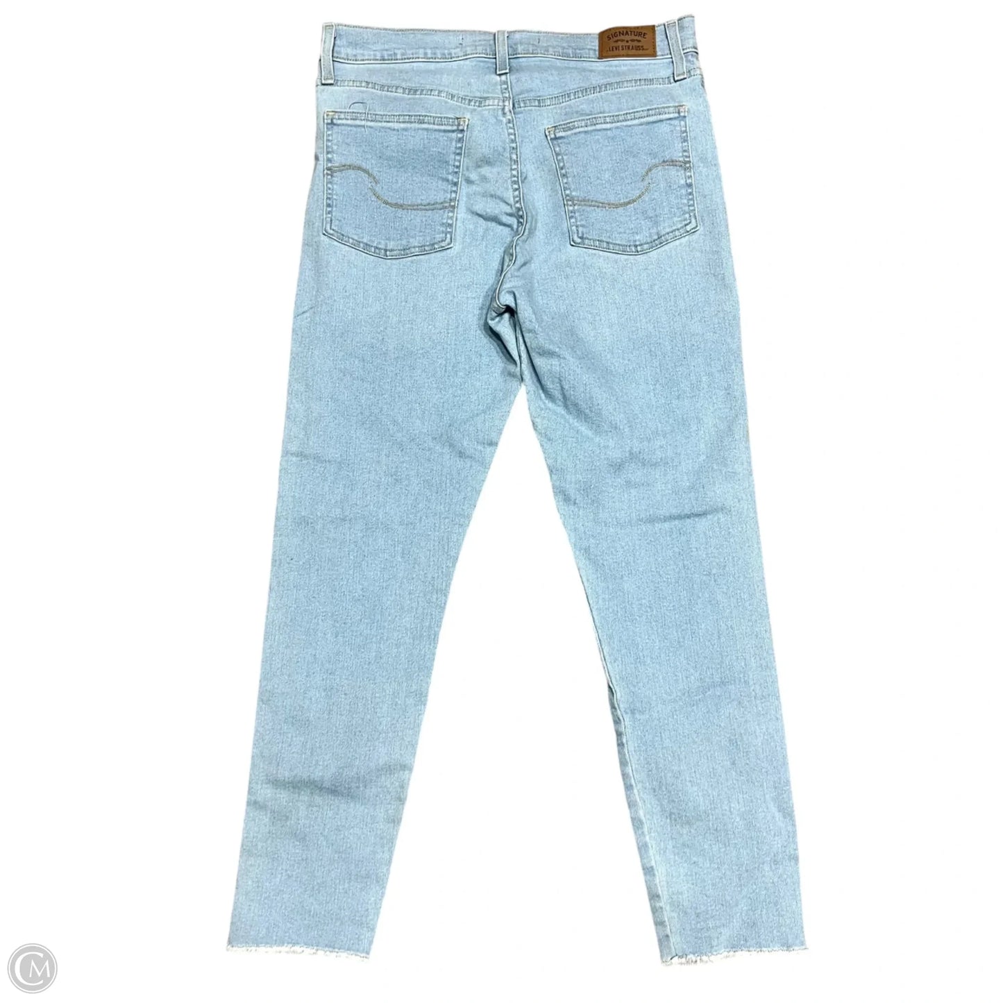Jeans Skinny By Levis In Blue Denim, Size: 8