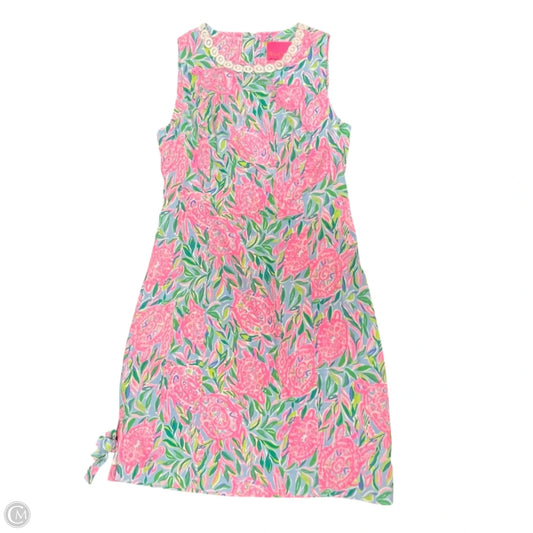 Dress Designer By Lilly Pulitzer In Blue & Pink, Size: Xs
