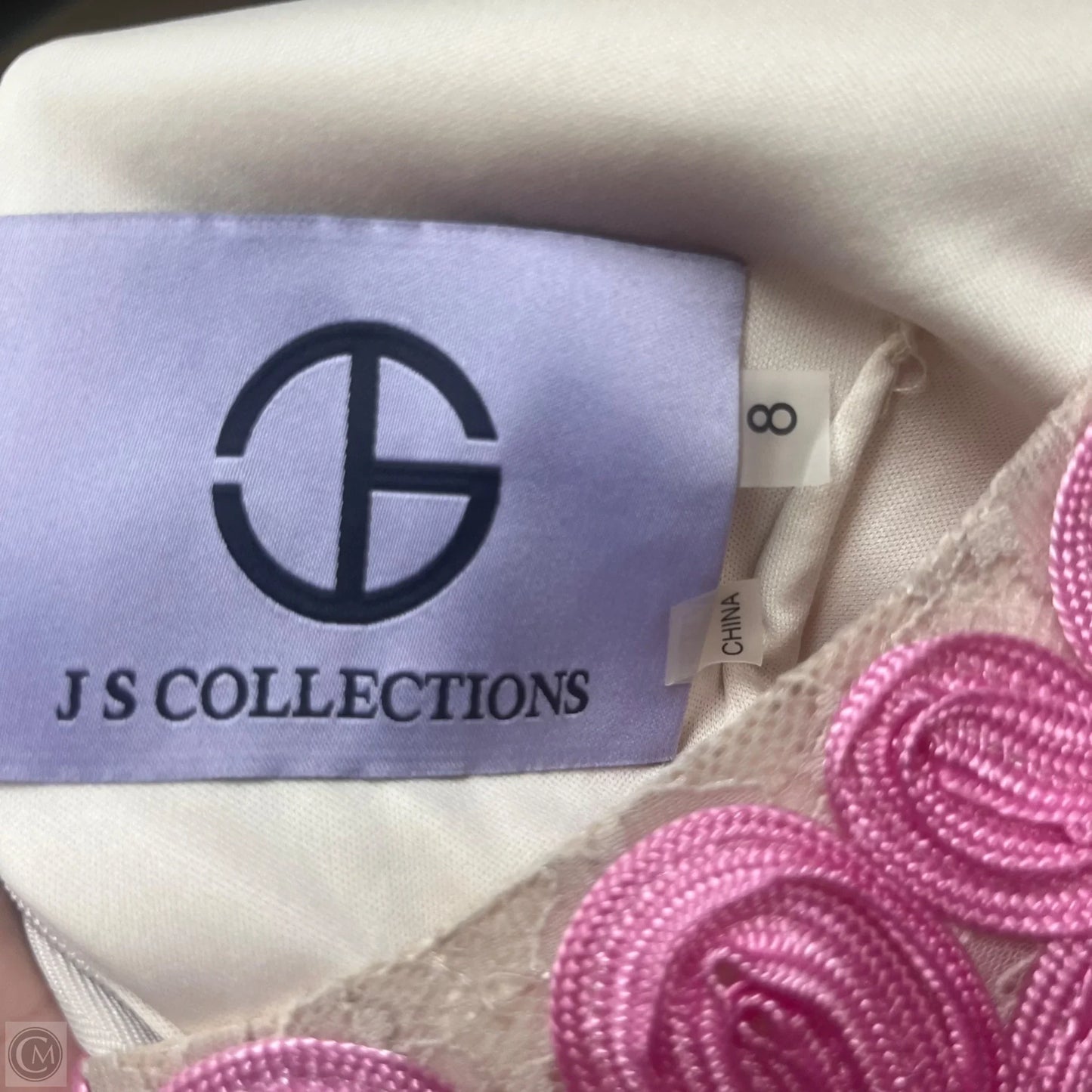Dress Party Long By Js Collections In Orange & Pink, Size: M