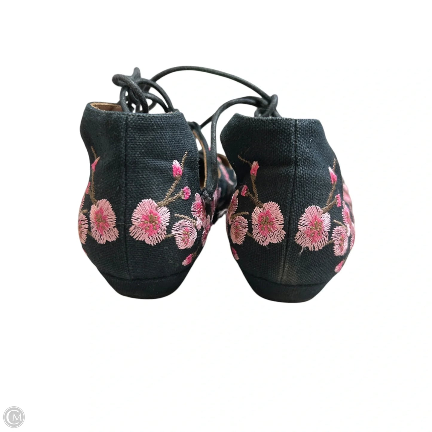 Shoes Flats By Tabitha Simmons In Black & Pink, Size: 5.5