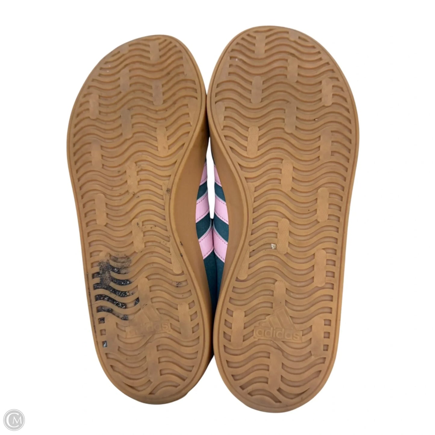 Shoes Sneakers By Adidas In Green & Pink, Size: 7