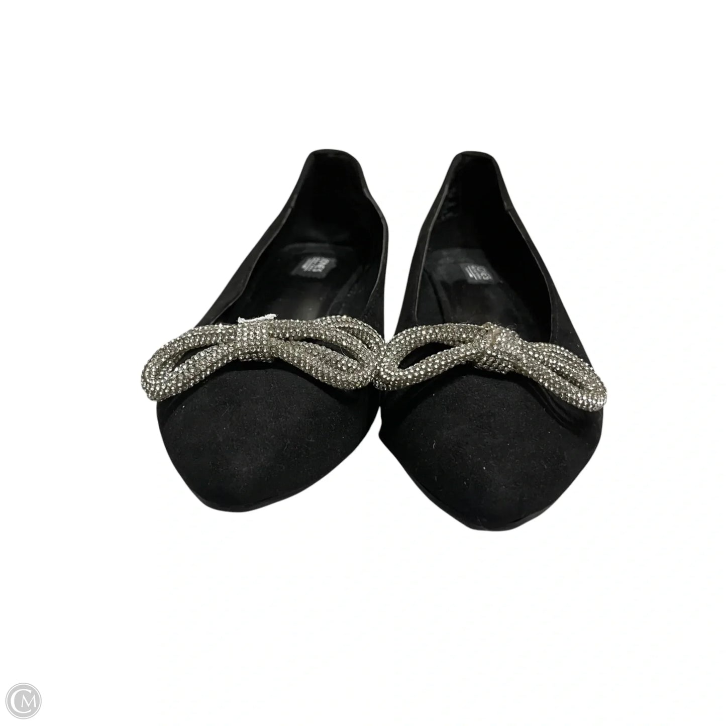 Shoes Flats By Jones New York In Black & Silver, Size: 9