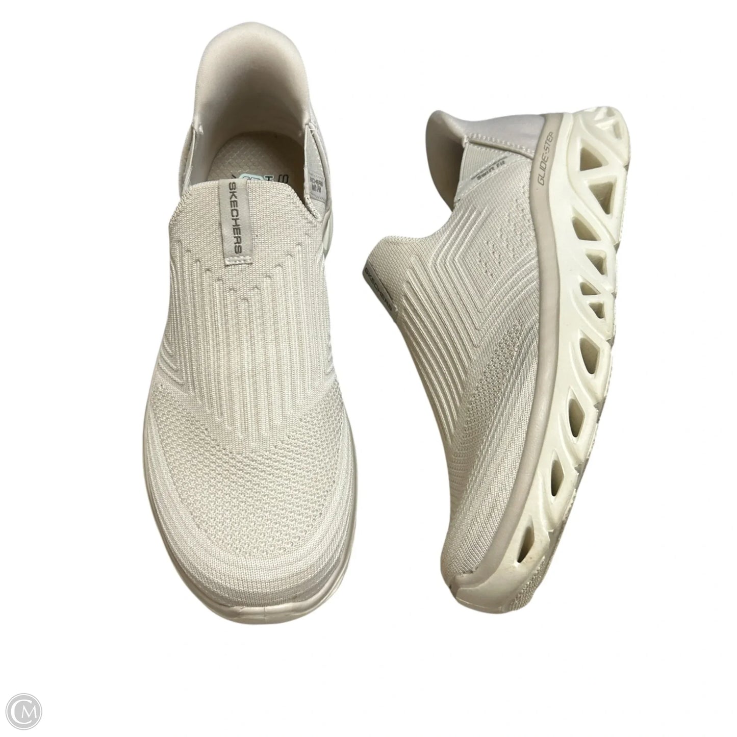 Shoes Sneakers By Skechers In Cream, Size: 9