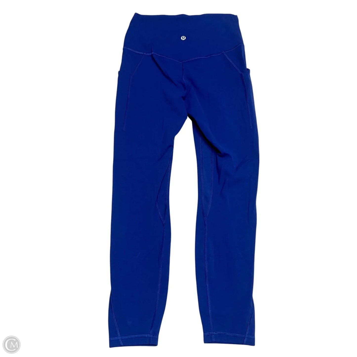 Athletic Leggings By Lululemon In Blue, Size: 6