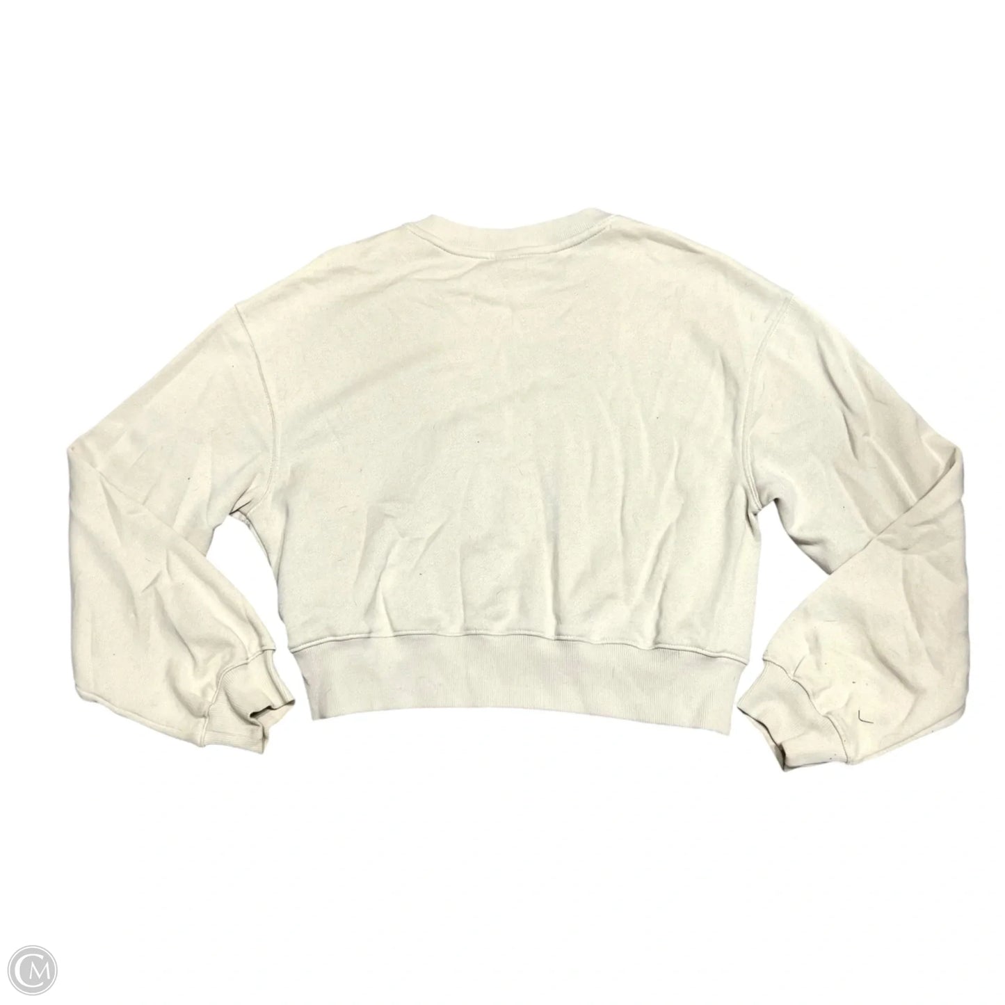 Sweatshirt Crewneck By Old Navy In Beige, Size: Xs