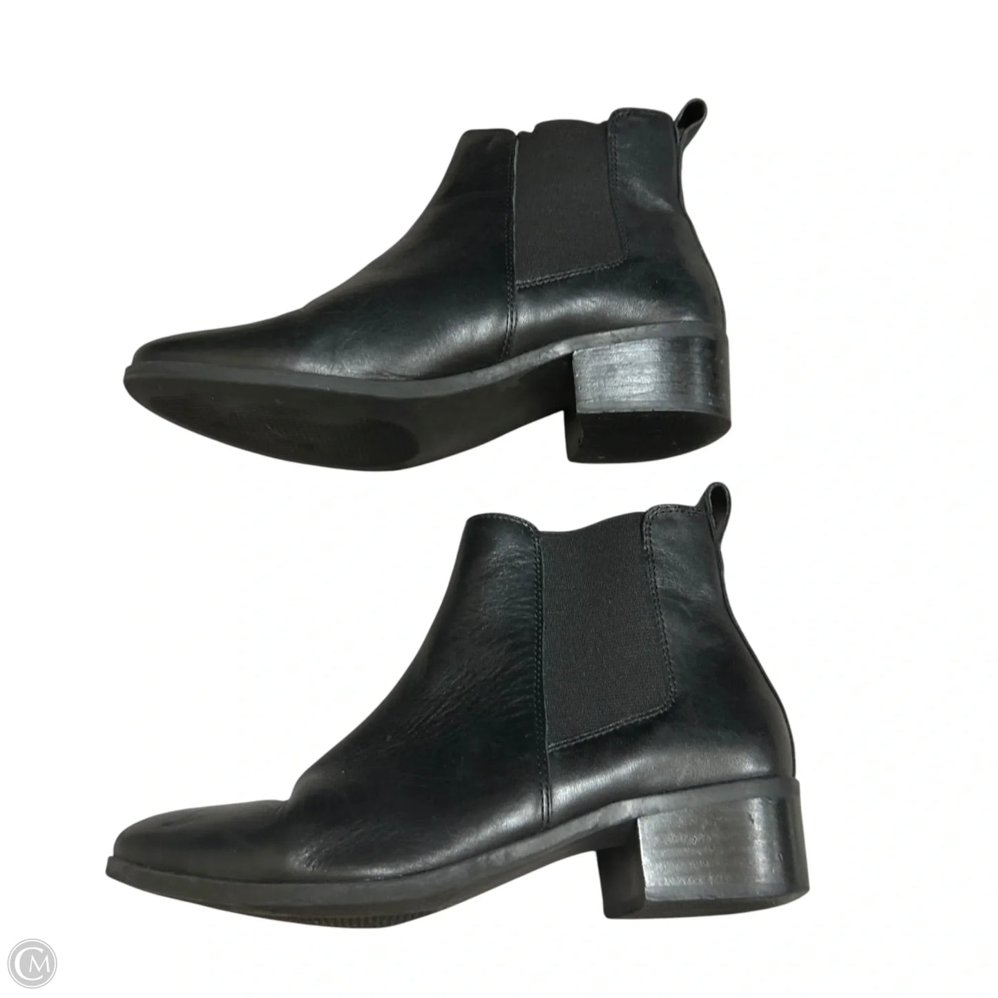 Boots Ankle Heels By Steve Madden In Black, Size: 6