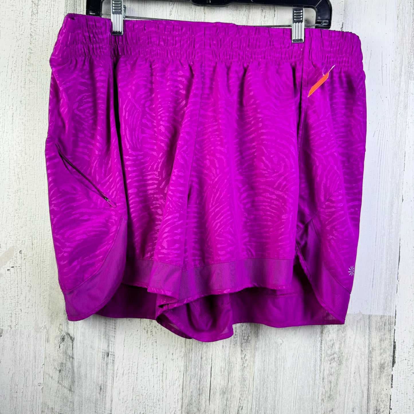 Purple Athletic Shorts Athleta, Size 1x