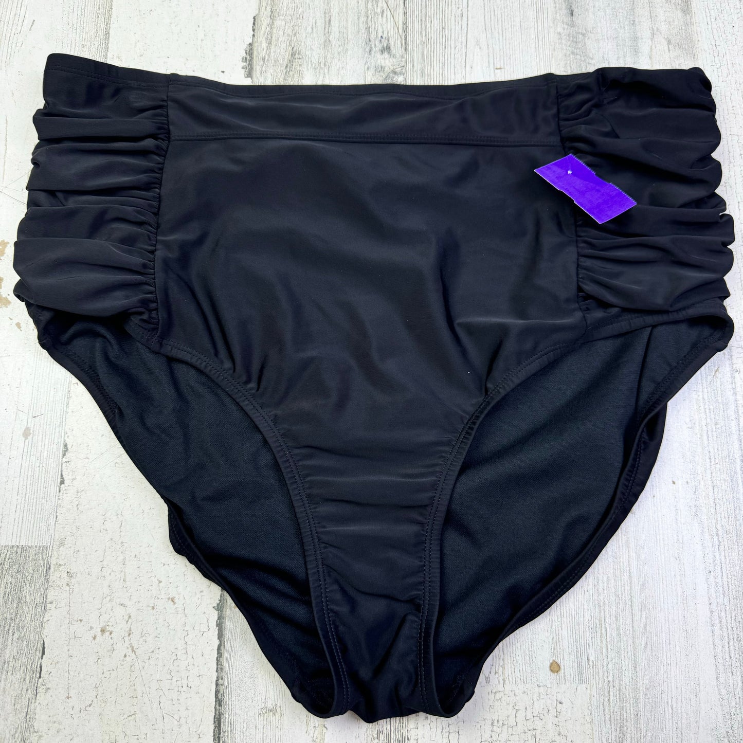Black Swimsuit Bottom Kona Sol, Size 2x