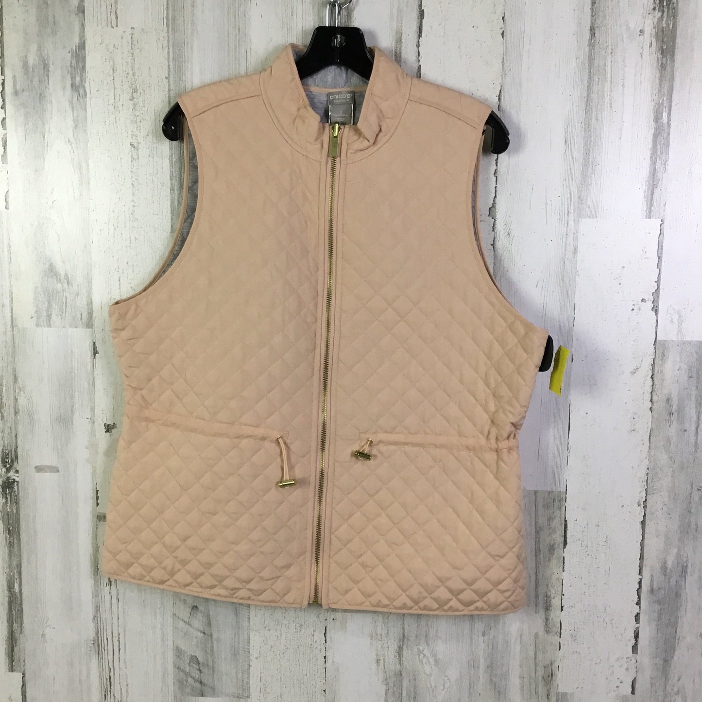 Vest Puffer & Quilted By Chicos In Pink, Size: L