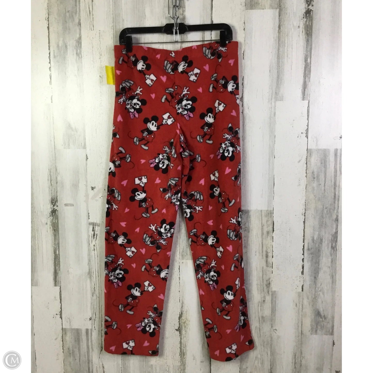 Pajama Pants By Disney Store In Red, Size: M