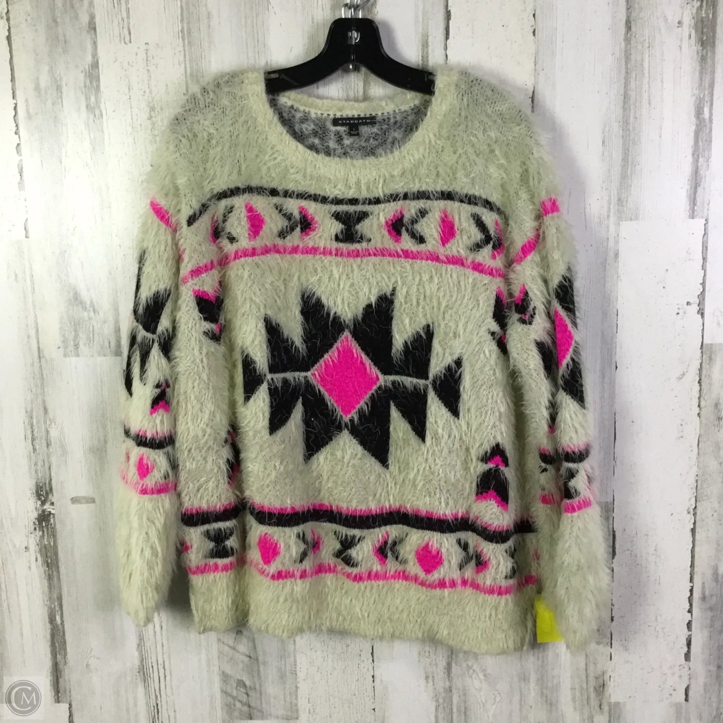 Sweater By Staccato In Cream, Size: L