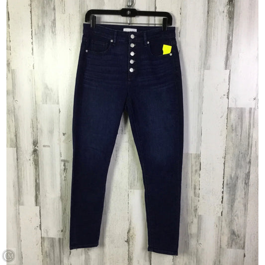 Jeans Skinny By Loft In Blue Denim, Size: 4