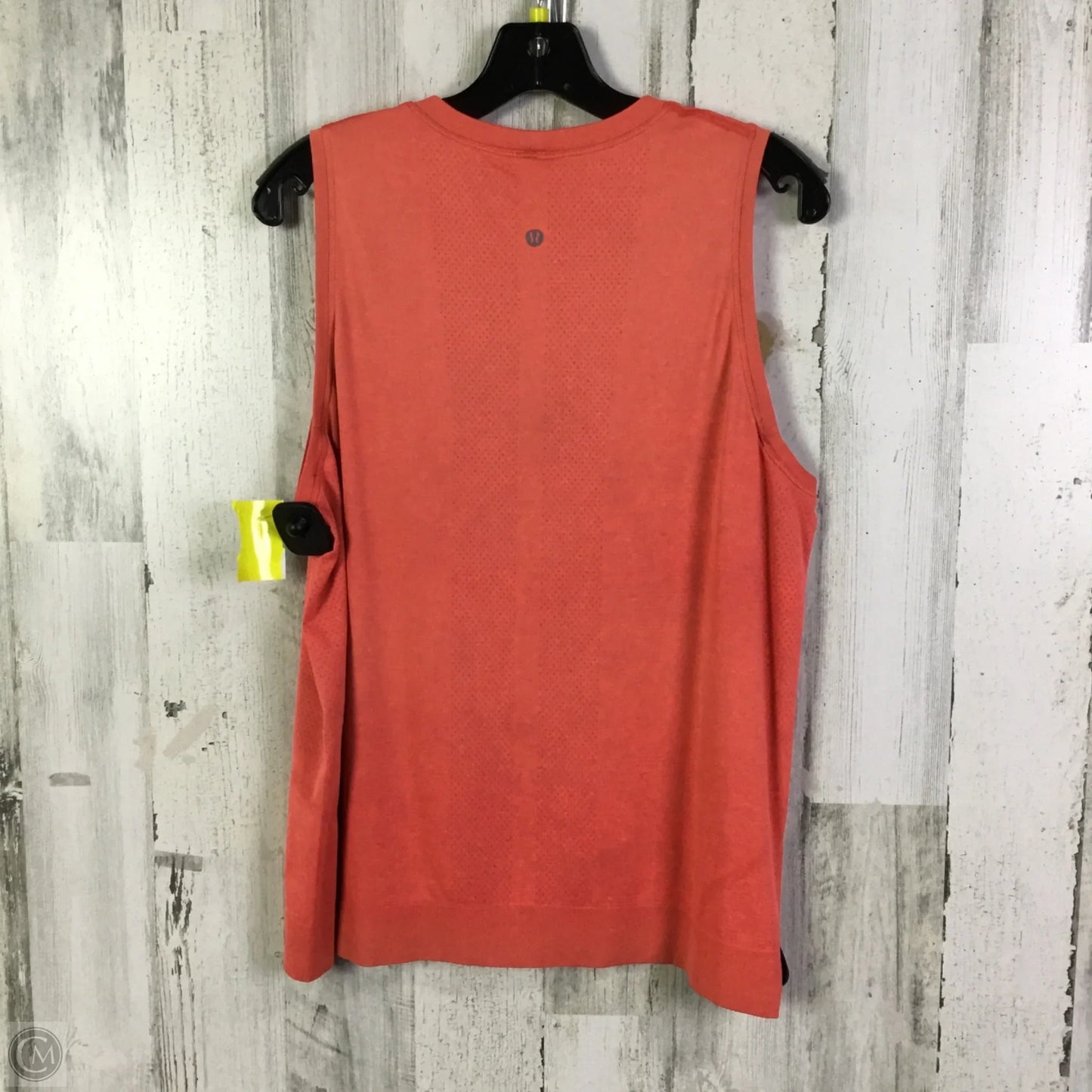 Athletic Tank Top By Lululemon In Orange, Size: 10