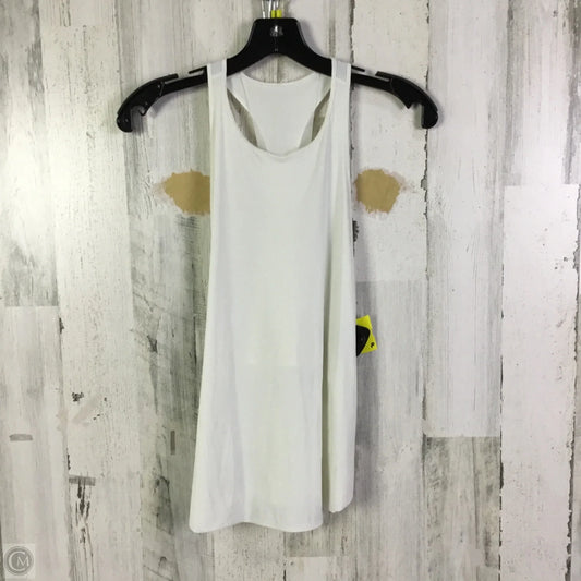 Athletic Tank Top By Lululemon In White, Size: S