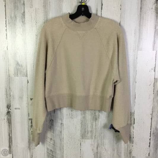 Sweatshirt Designer By Ugg In Taupe, Size: L
