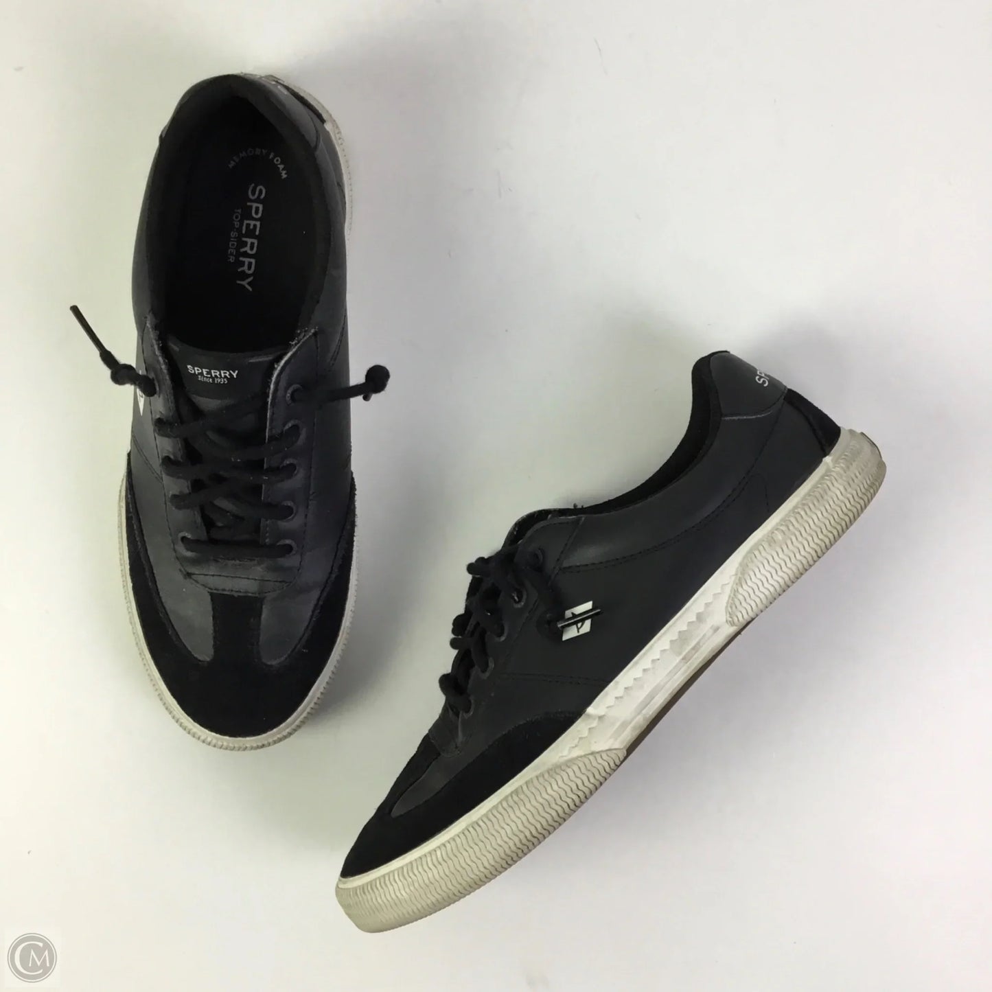 Shoes Sneakers By Sperry In Black, Size: 10