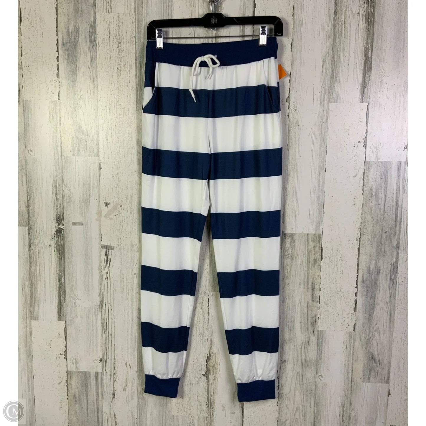 Lounge Set Pants By Cmf In Blue & White, Size: S