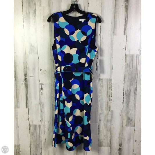 Dress Work By London Times In Blue, Size: L