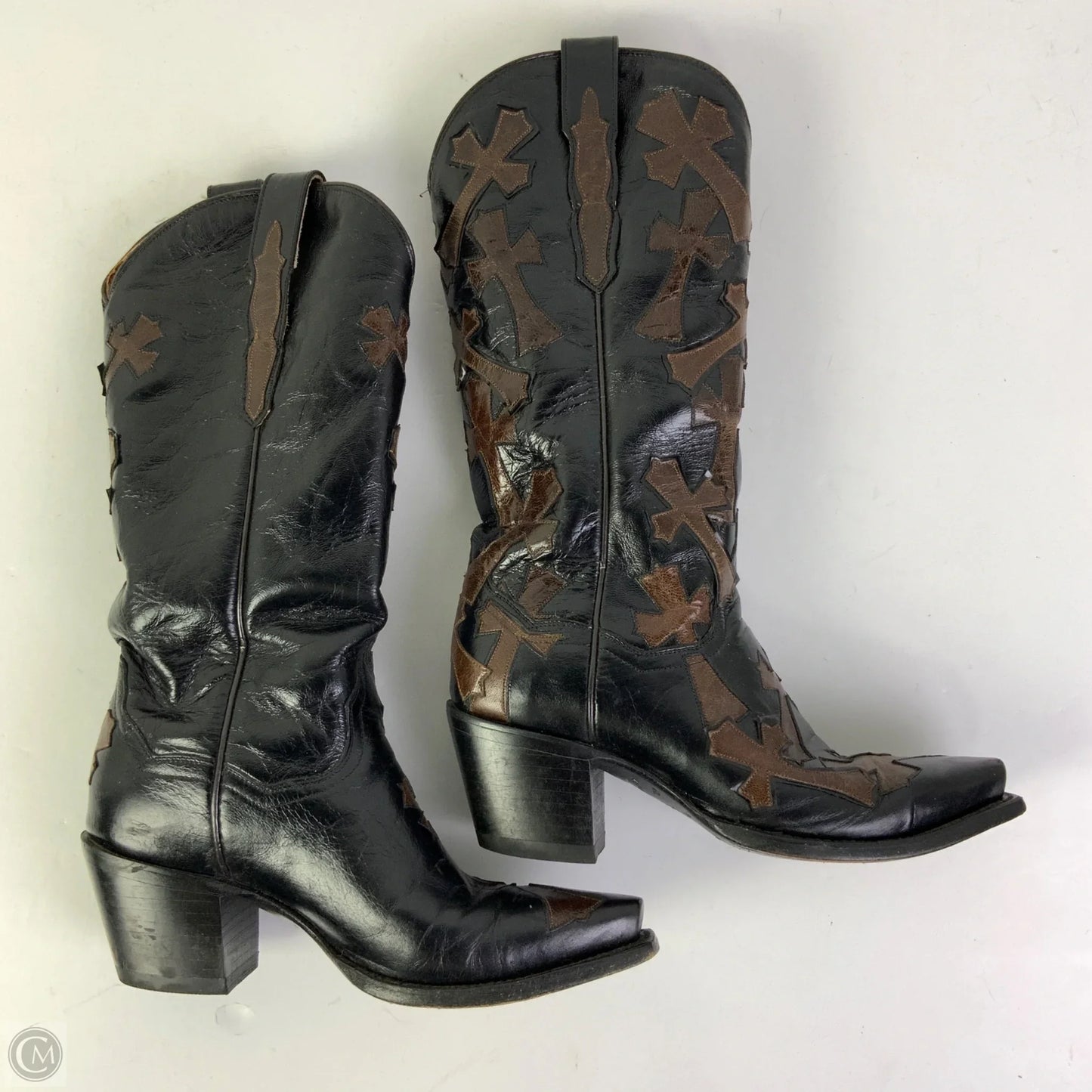 Boots Western By Dan Post In Black, Size: 6.5