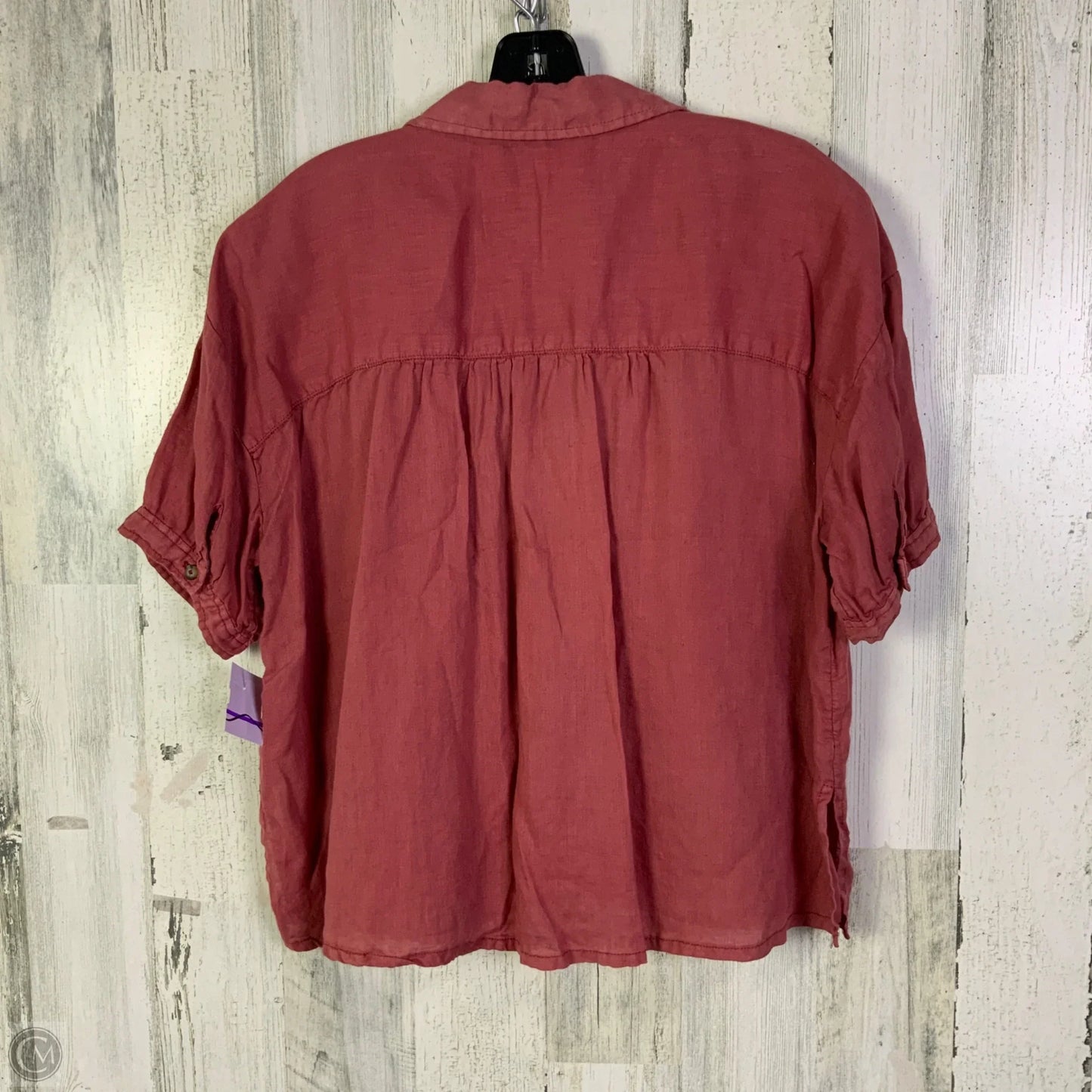 Top Short Sleeve By Pilcro In Red, Size: M