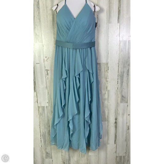 Dress Designer By Vera Wang In Blue, Size: 12