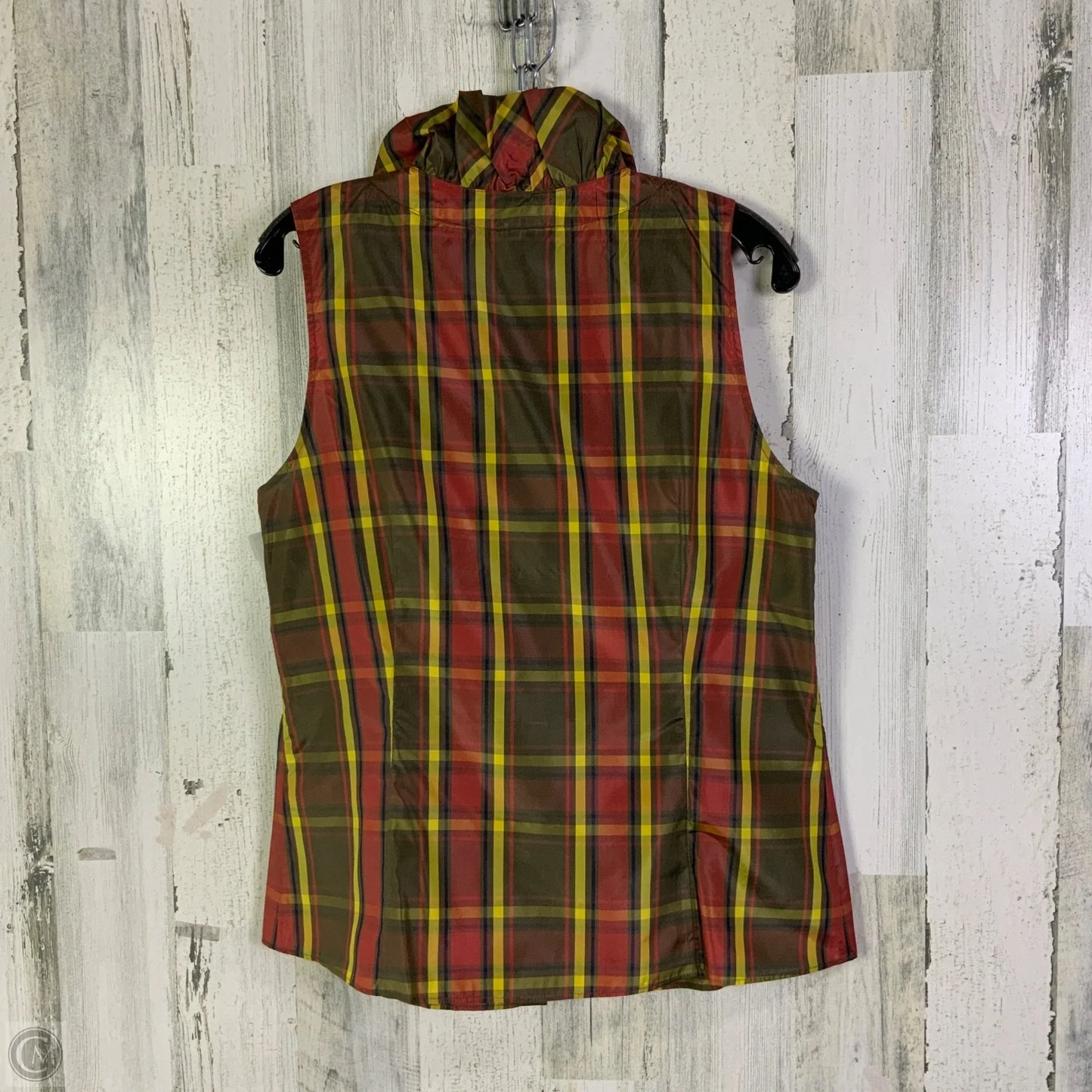 Top Sleeveless Designer By Lafayette 148 In Brown, Size: M