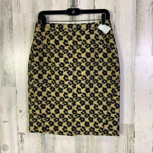 Skirt Mini & Short By Ann Taylor In Animal Print, Size: 8