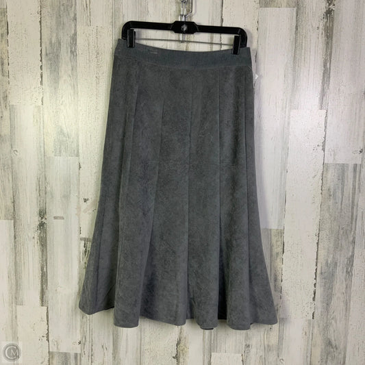 Skirt Midi By Christopher And Banks In Grey, Size: 4