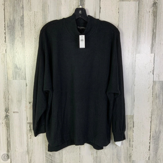 Top Long Sleeve By Banana Republic In Black, Size: M