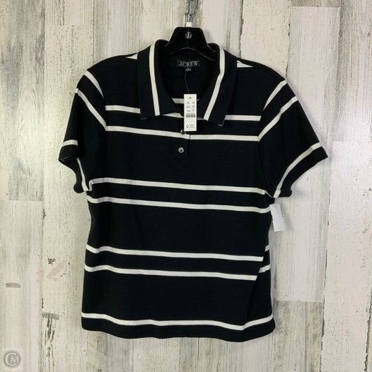 Top Short Sleeve By J. Crew In Black, Size: Xl