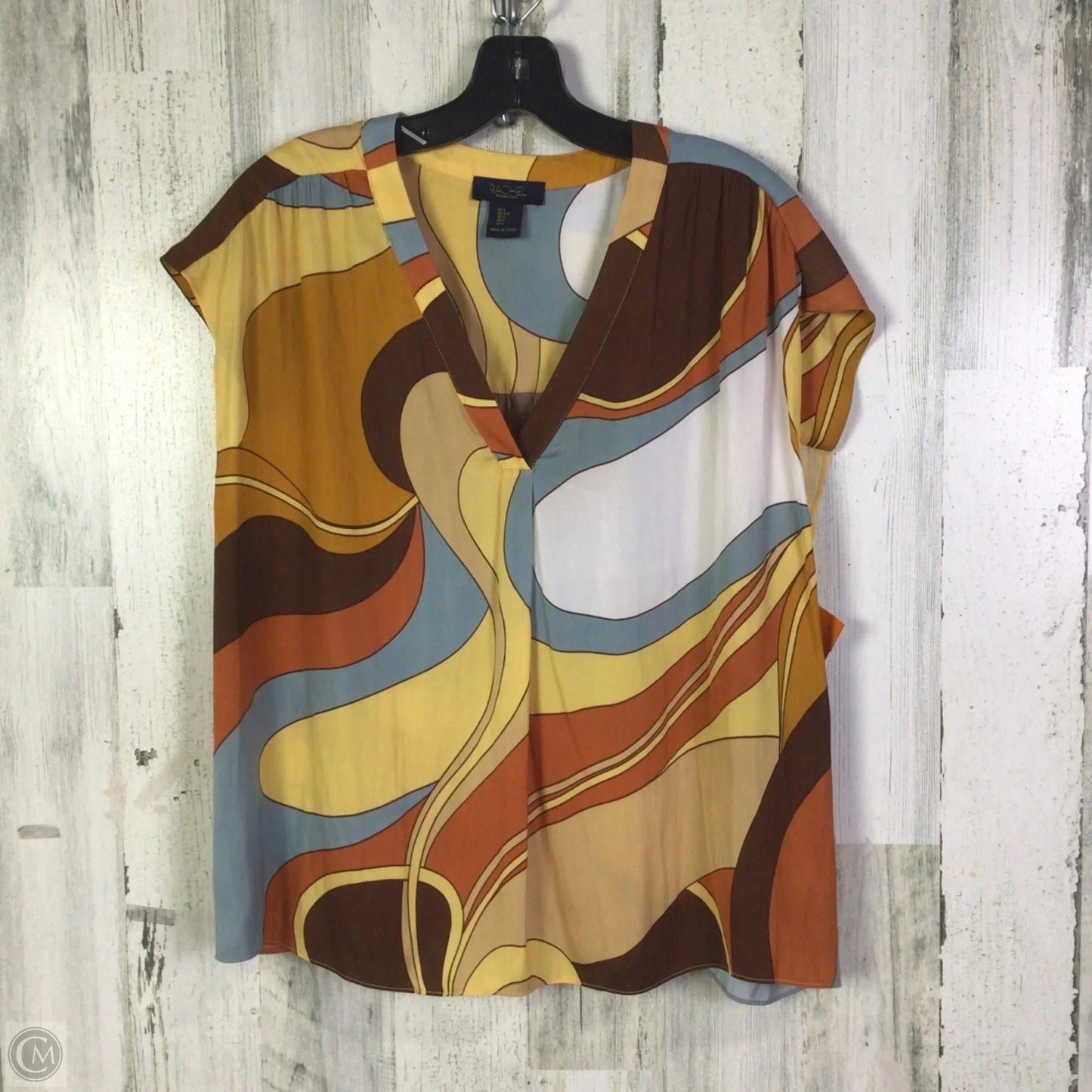 Blouse Sleeveless By Rachel Roy In Brown, Size: L
