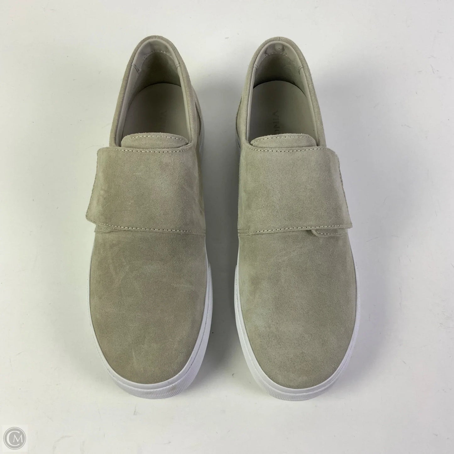 Shoes Flats By Vince In Grey, Size: 9