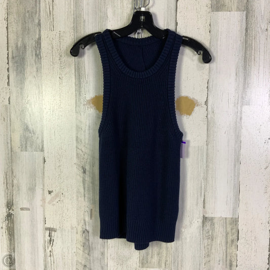 Vest Sweater By J. Crew In Navy, Size: L