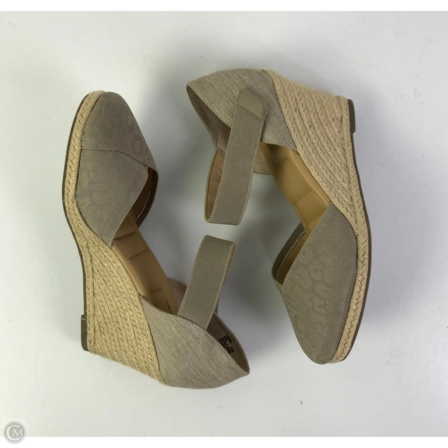 Shoes Heels Wedge By Me Too In Taupe, Size: 11