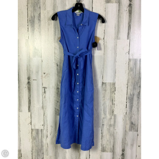 Dress Casual Midi By Tommy Bahama In Blue, Size: Xs