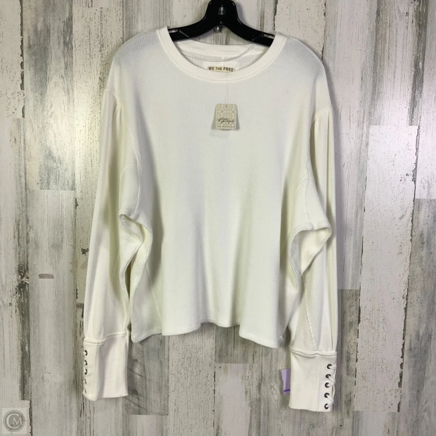 Top Long Sleeve By We The Free In White, Size: M