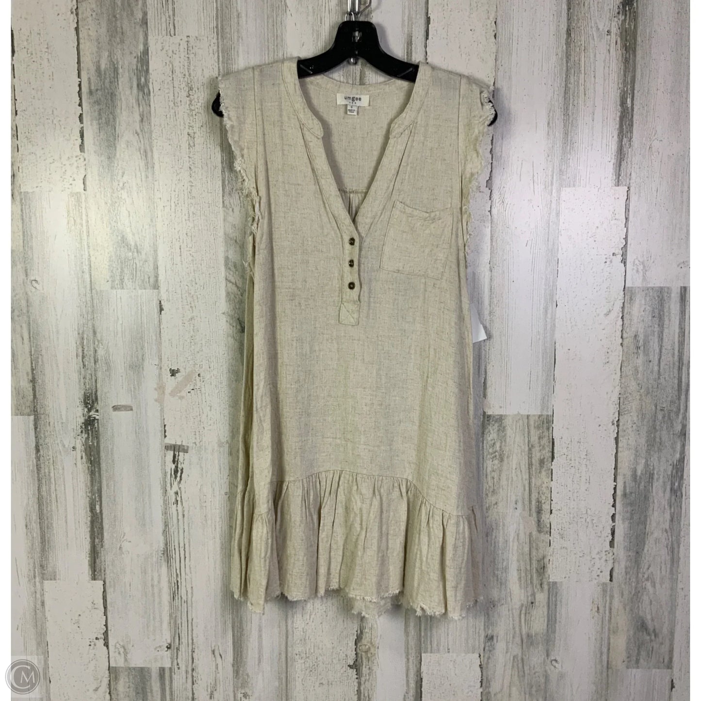 Dress Casual Short By Umgee In Tan, Size: S
