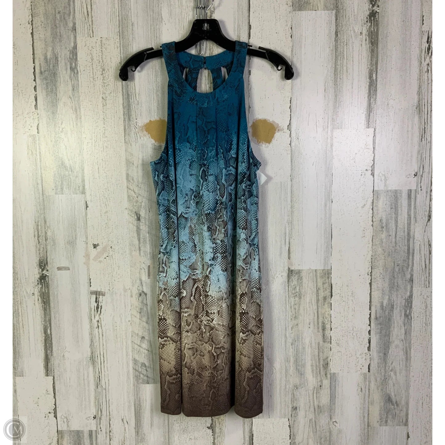 Dress Casual Short By White House Black Market In Blue & Brown, Size: S