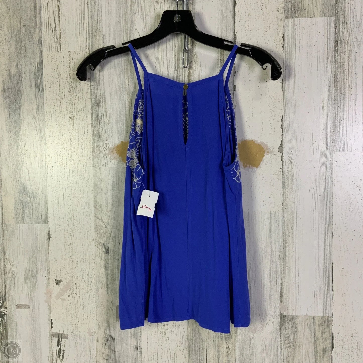 Top Sleeveless By Love On A Hanger In Blue, Size: S