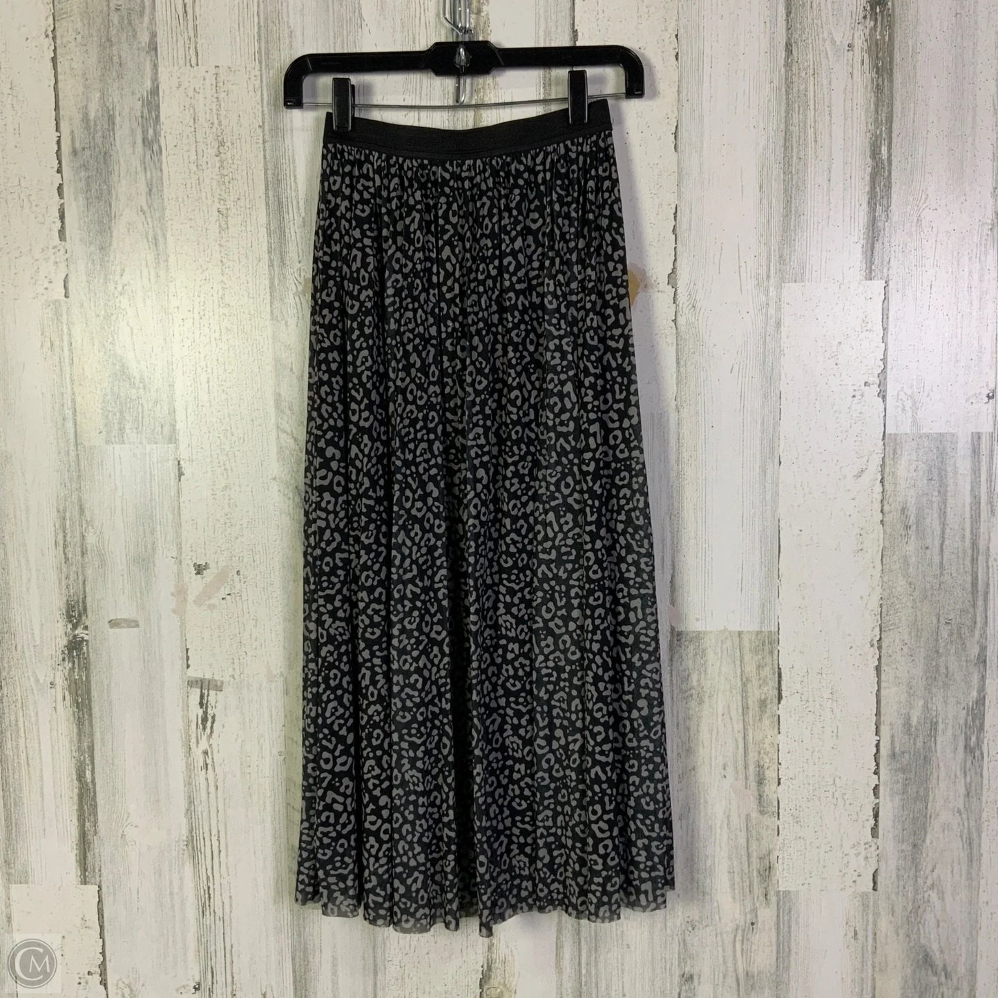 Skirt Maxi By Cmf In Black & Grey, Size: 0