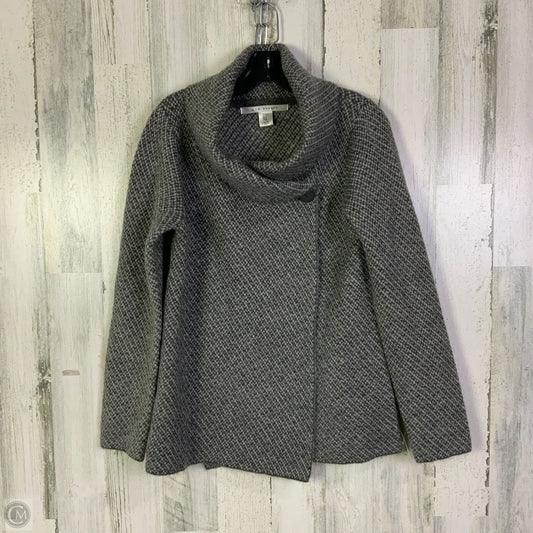 Sweater Cardigan By Max Studio In Grey, Size: M