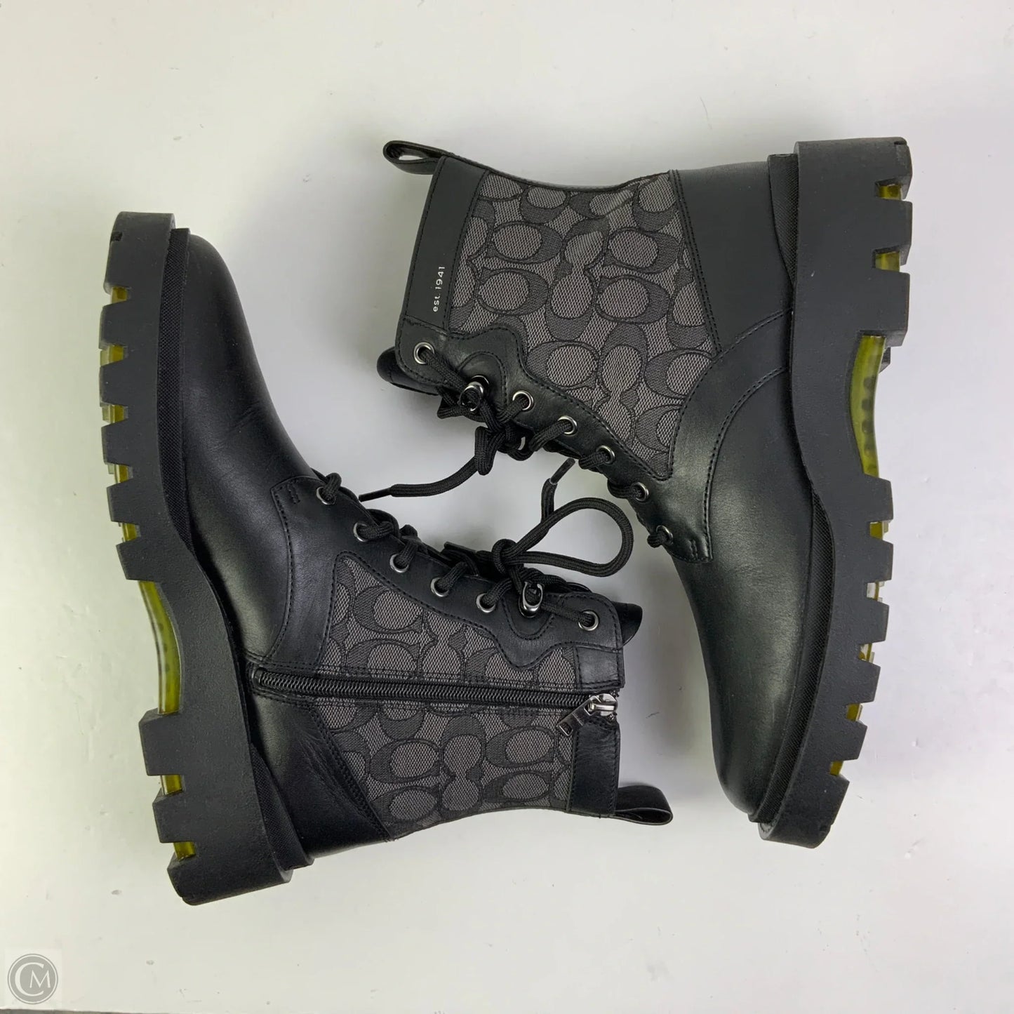 Boots Designer By Coach In Black, Size: 10