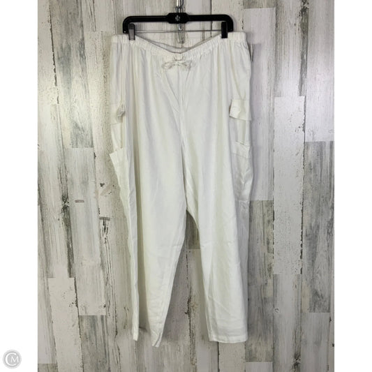 Pants Wide Leg By Philosophy In White, Size: 22